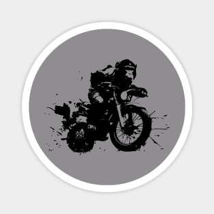 Monkey on the motorbike Magnet